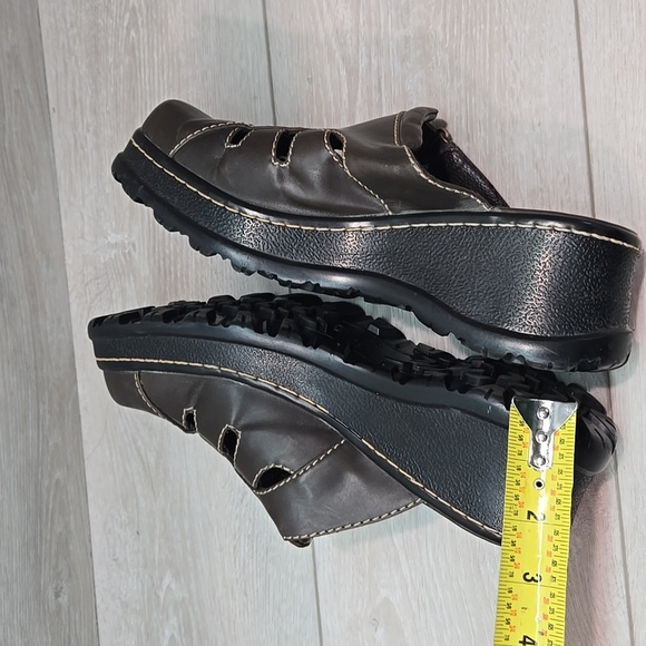 Vintage Unionbay Women Trivia Mary Jane Tracktor Chuncky Slip-On Clogs Shoes 9M - Picture 8 of 12